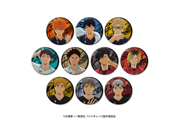 Haikyu ! ! Lamekirakan Badge Collection  (10 types)